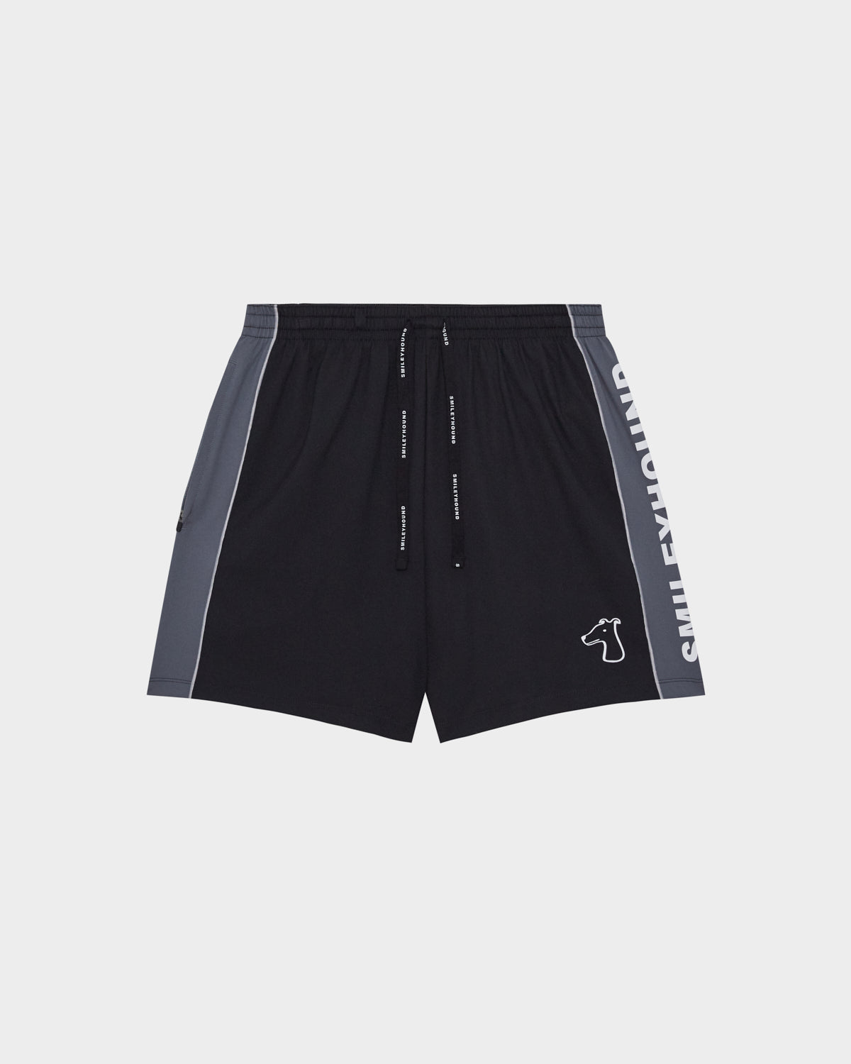 กางเกงขาสั้นลายทาง SMILEYHOUND ACTIVEWEAR พร้อมพิมพ์โลโก้