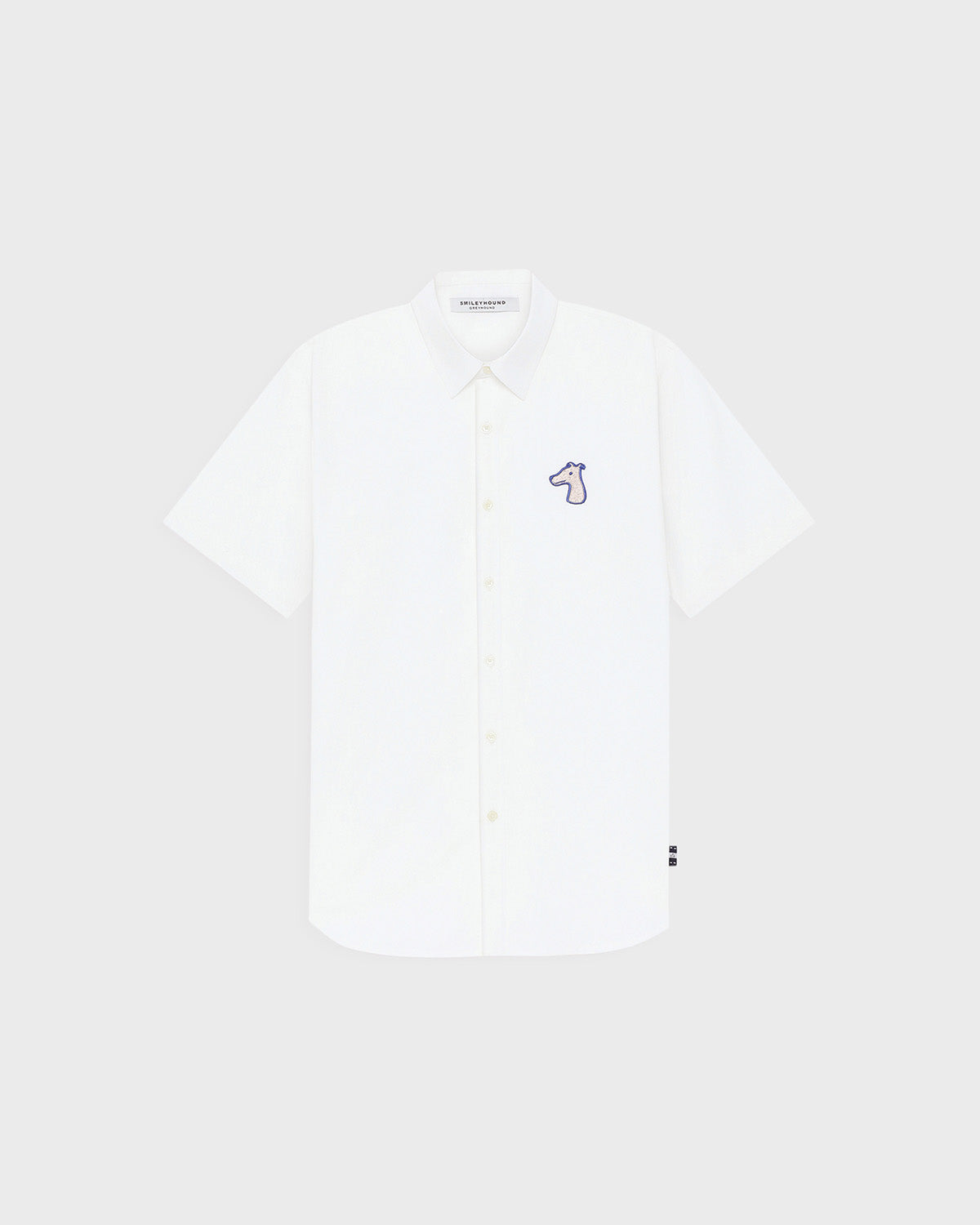SHORT SLEEVE SHIRT WITH LOGO EMBROIDERED