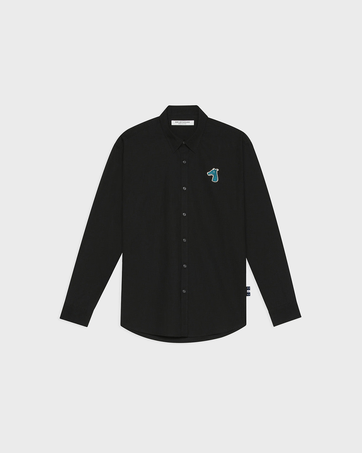 POPLIN REGULAR SHIRT WITH LOGO EMBROIDERED