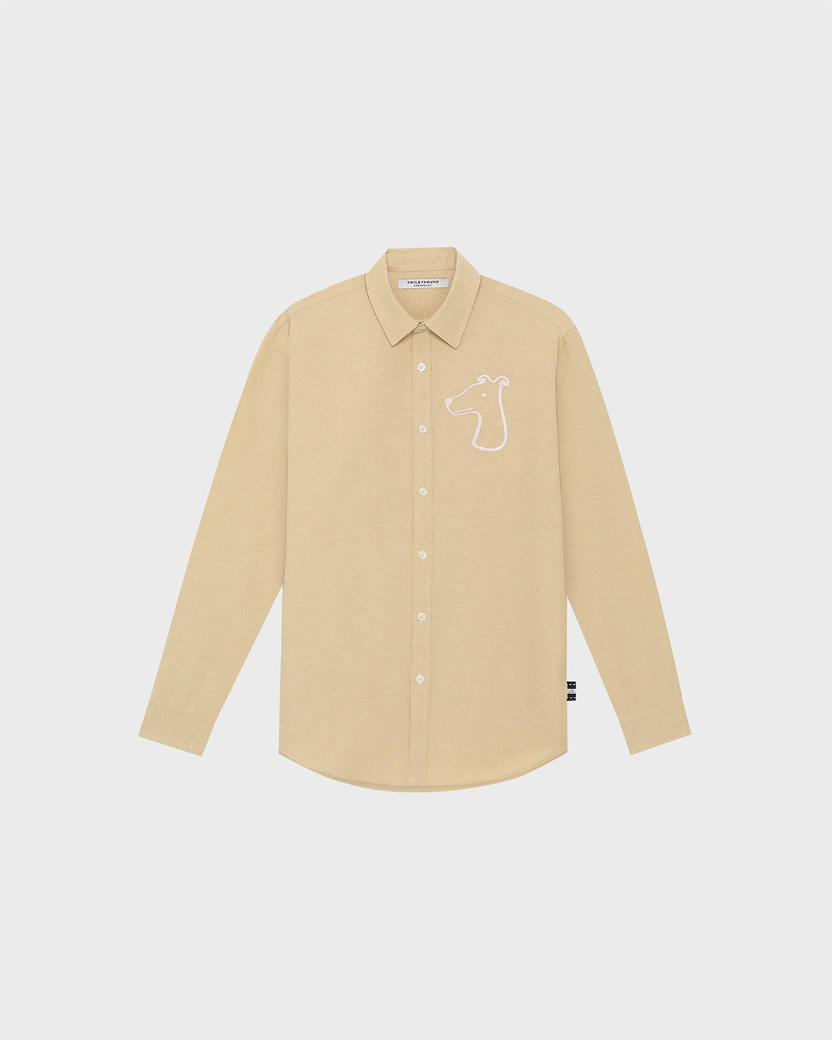 OXFORD SLIM SHIRT WITH BOLD LOGO