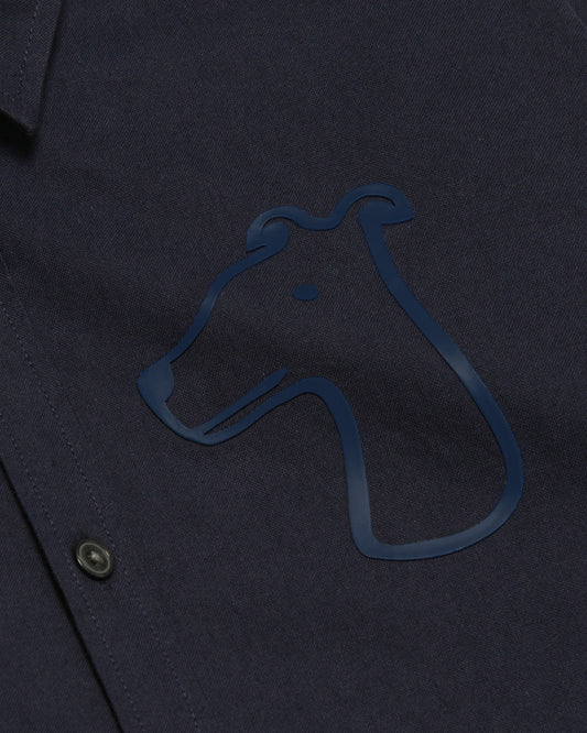 OXFORD SLIM SHIRT WITH BOLD LOGO