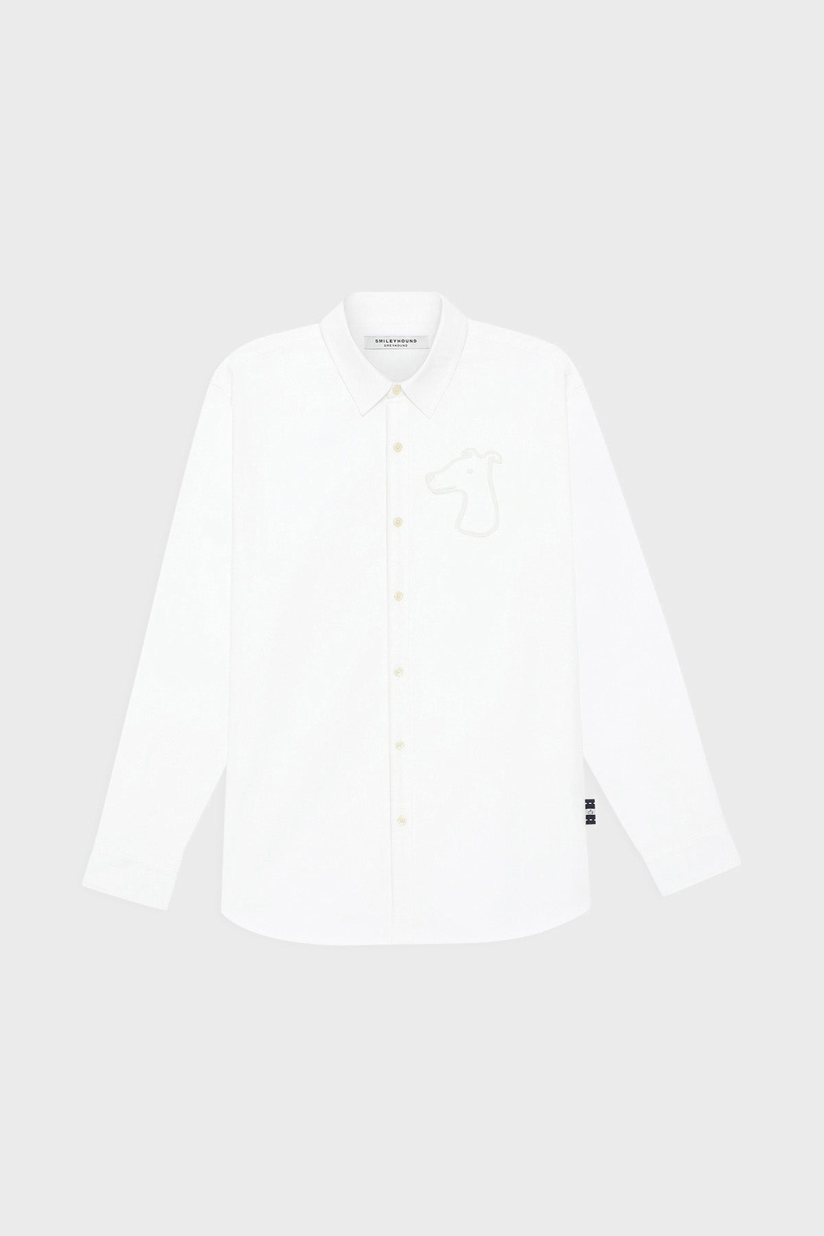 OXFORD SLIM SHIRT WITH BOLD LOGO