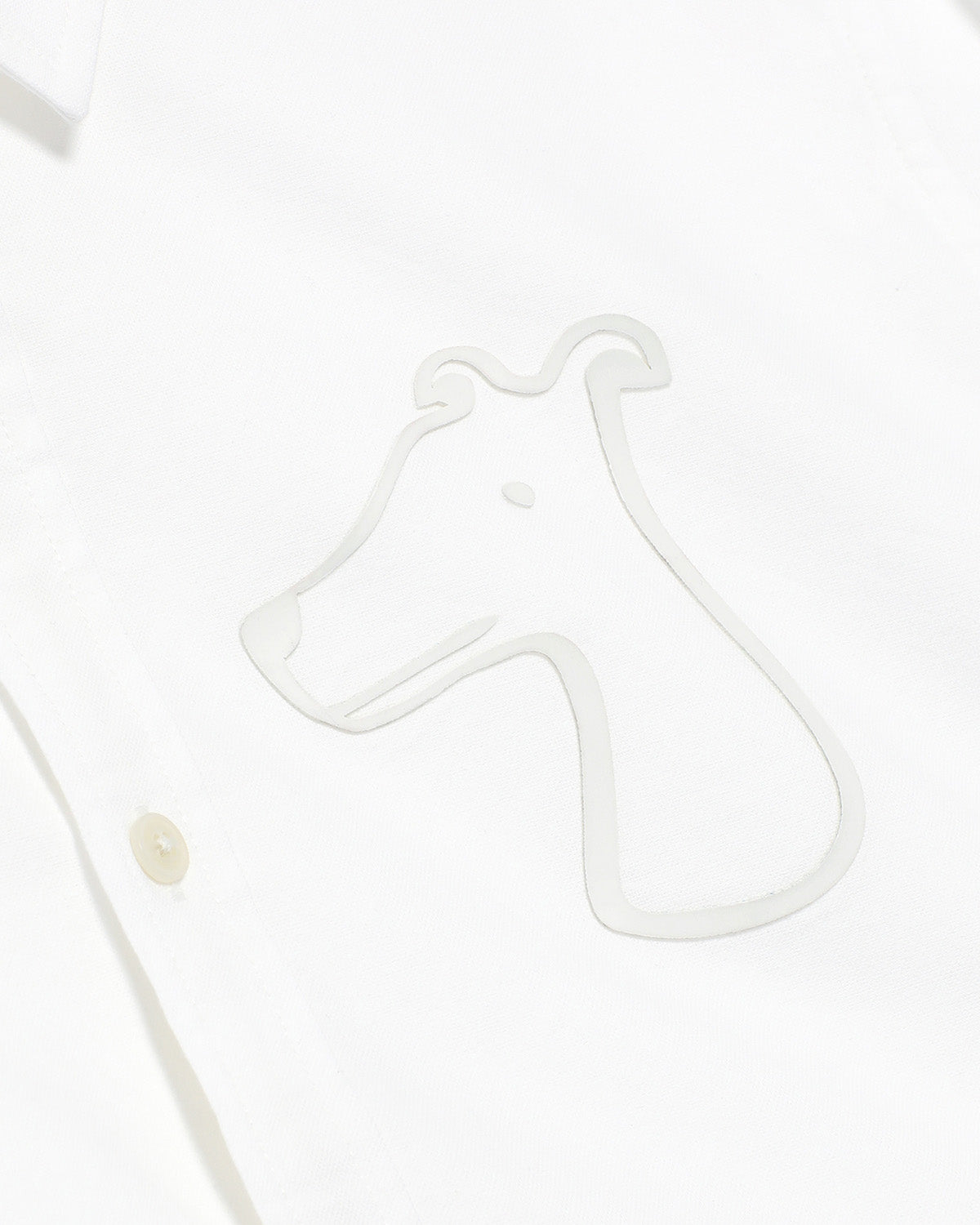 OXFORD SLIM SHIRT WITH BOLD LOGO