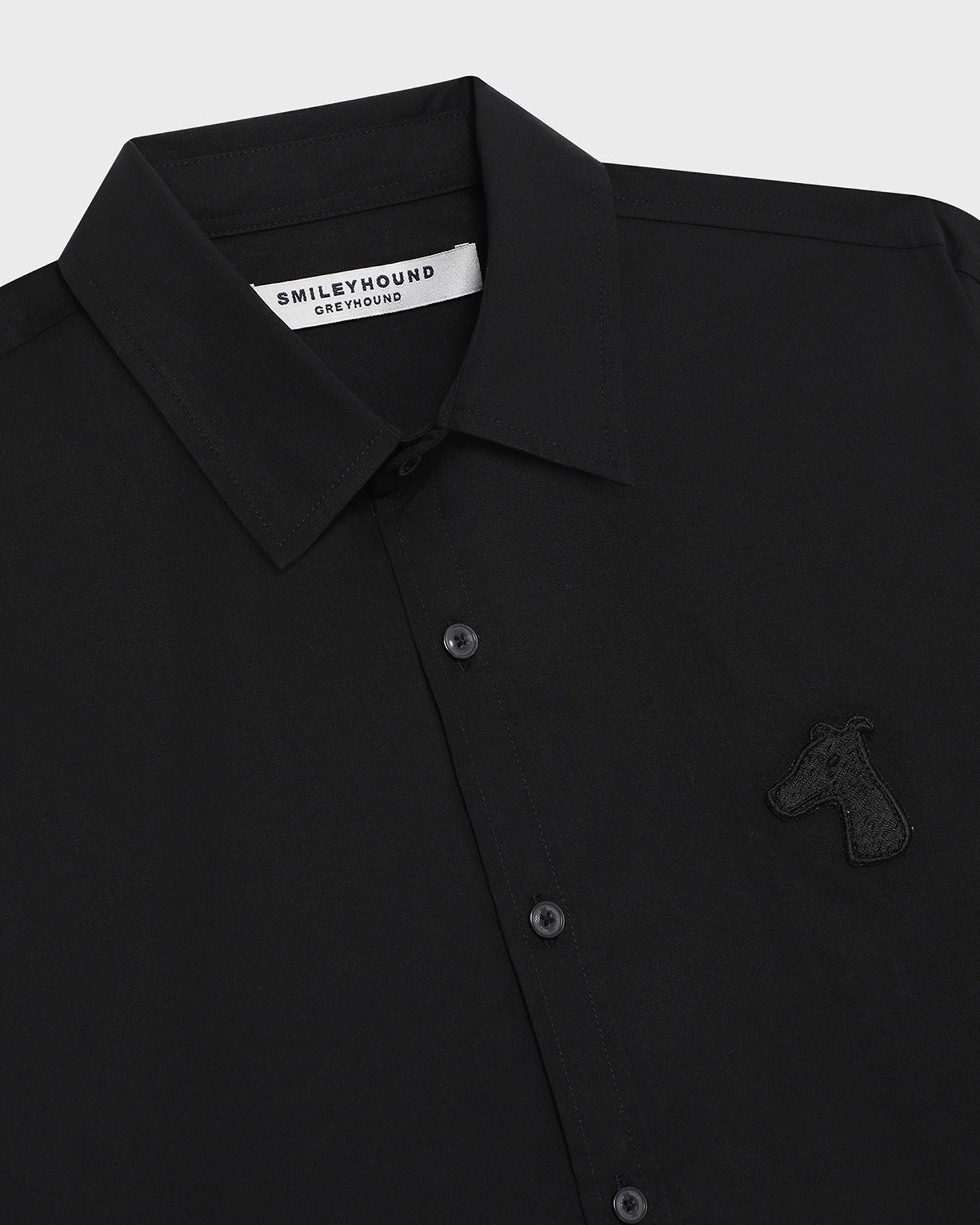 POPLIN REGULAR SHIRT WITH LOGO EMBROIDERED