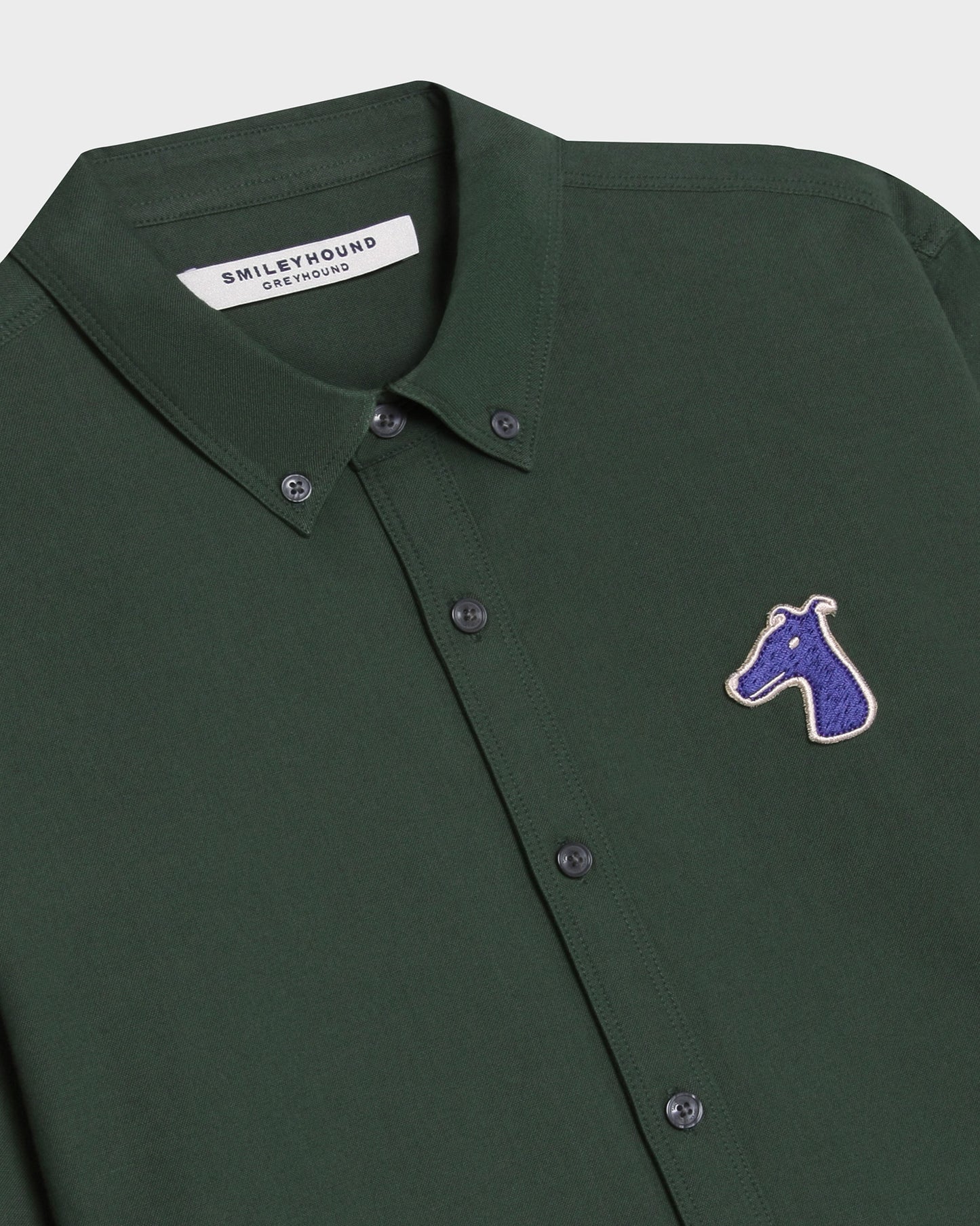 OXFORD SLIM SHIRT WITH LOGO EMBROIDERED