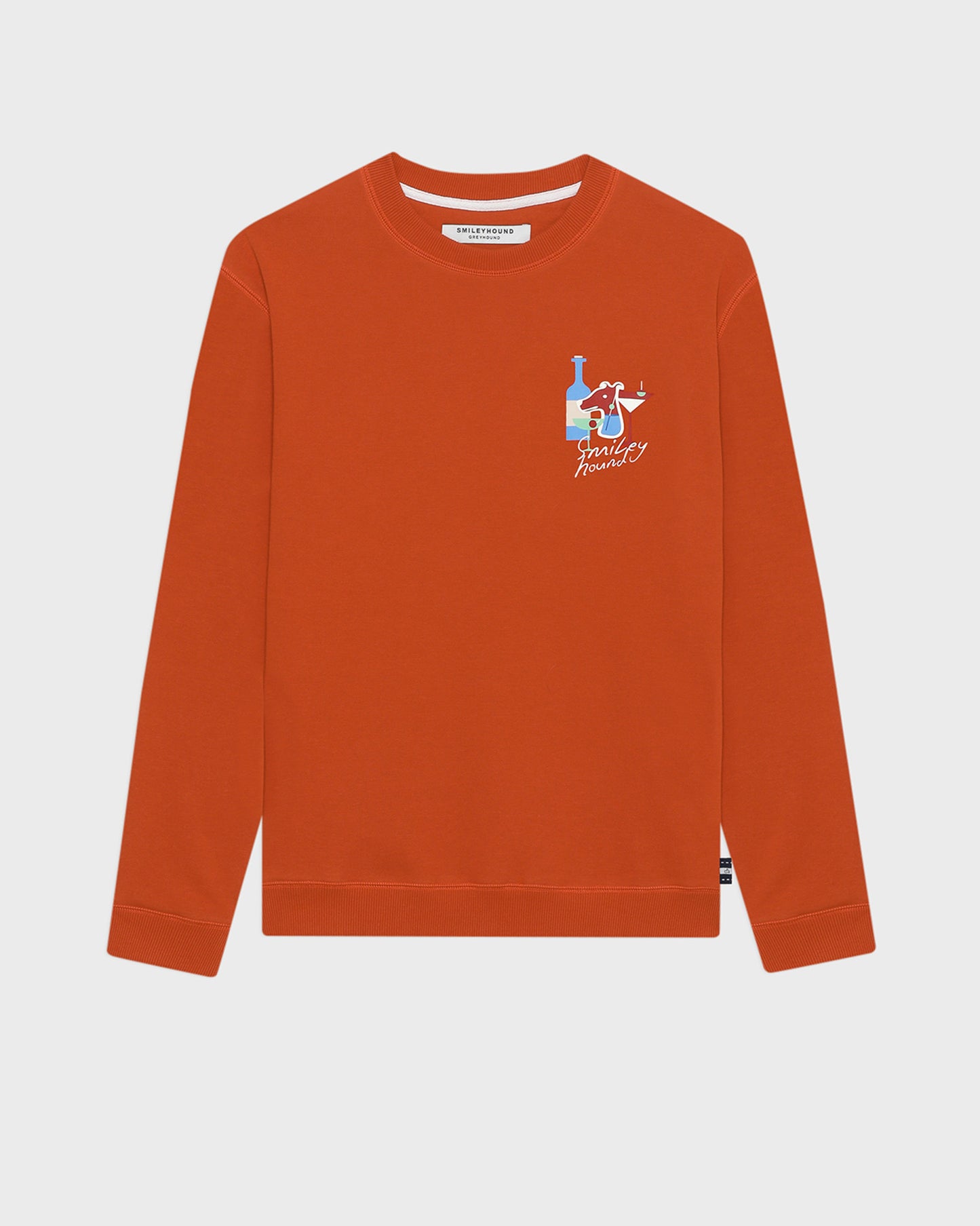 เสื้อสเวตเชิ้ตผ้าเทอร์รี่ฝรั่งเศสพร้อมพิมพ์กราฟิกโลโก้