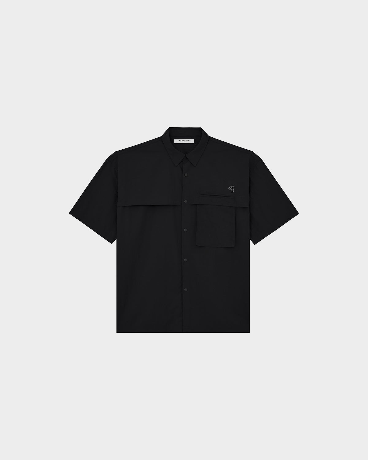 BOXY-FIT SHIRT WITH LOGO EMBROIDERED
