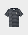 CLASSIC FIT STRIPED T-SHIRT WITH LOGO EMBROIDERED