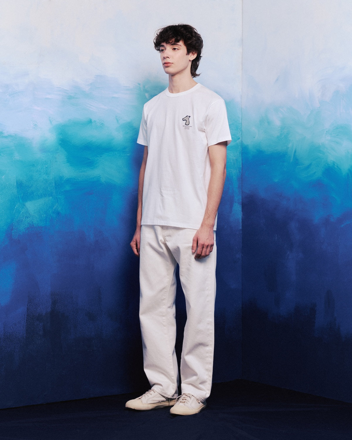 15TH ANNIVERSARY REGULAR T-SHIRT WITH MIXED LOGOS EMBROIDERED