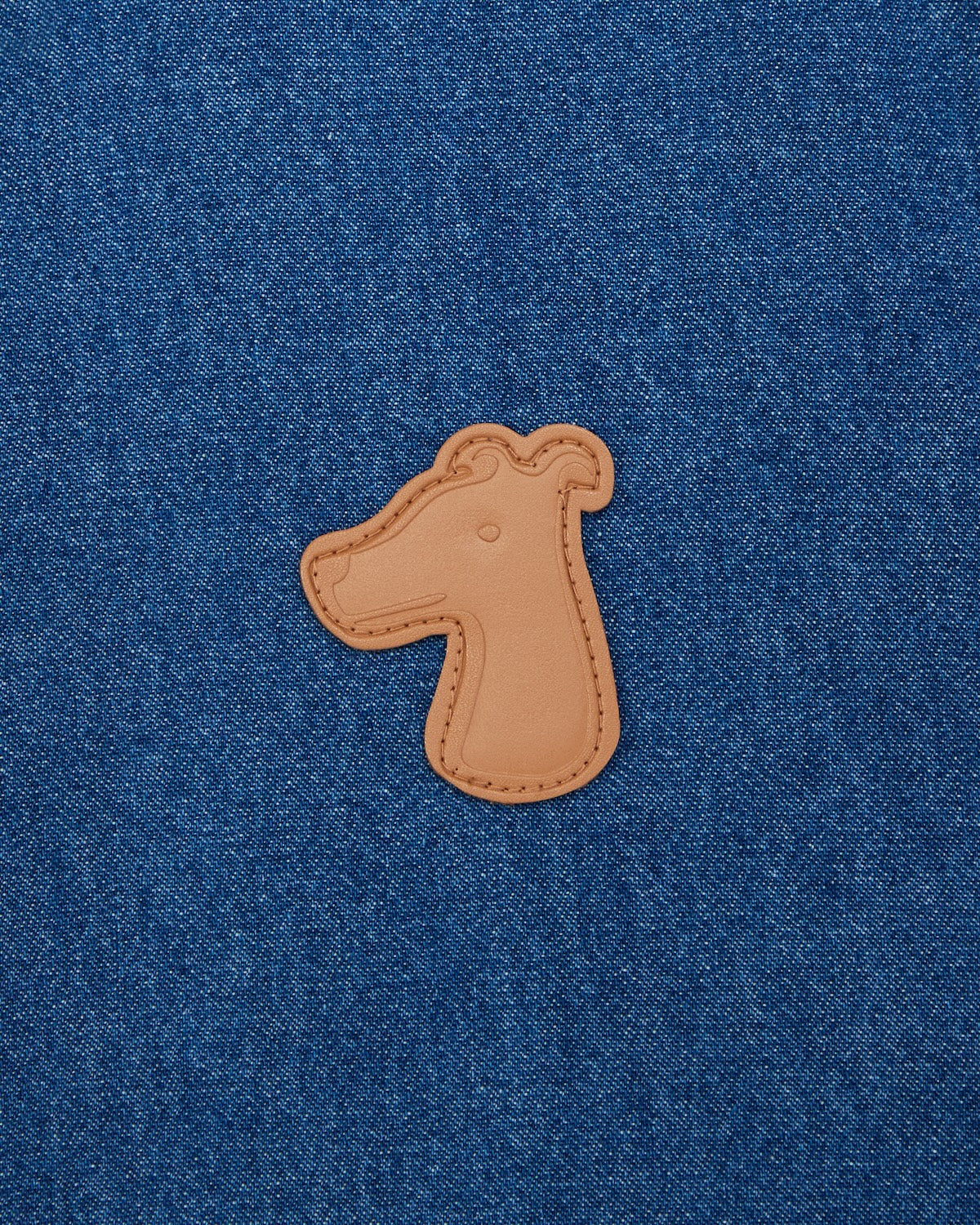 DENIM SHIRT WITH LOGO EMBROIDERED