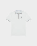 ZIP POLO SHIRT WITH LOGO EMBROIDERED