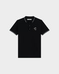 PIQUE POLO SHIRT WITH LOGO EMBROIDERED