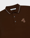PIQUE POLO SHIRT WITH LOGO EMBROIDERED