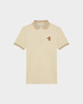 ZIP POLO SHIRT WITH LOGO EMBROIDERED
