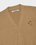 SMILEYHOUND KNITTED CARDIGAN WITH LOGO EMBROIDERED