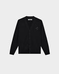 SMILEYHOUND KNITTED CARDIGAN WITH LOGO EMBROIDERED