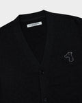 SMILEYHOUND KNITTED CARDIGAN WITH LOGO EMBROIDERED