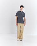 CLASSIC FIT STRIPED T-SHIRT WITH LOGO EMBROIDERED