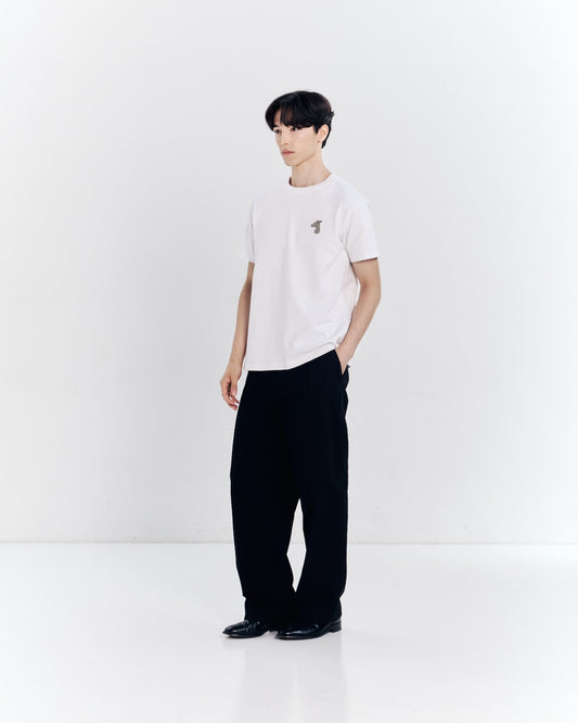 THING AROUND T-SHIRT WITH LOGO ALUMINIUM