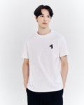 THING AROUND T-SHIRT WITH LOGO ALUMINIUM