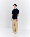 SHORT SLEEVE SHIRT WITH LOGO EMBROIDERED