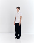 ZIP POLO SHIRT WITH LOGO EMBROIDERED