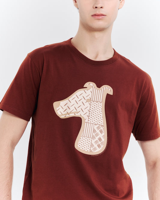 CLASSIC FIT T-SHIRT WITH LOGO GRAPHIC PRINT