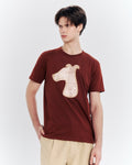 CLASSIC FIT T-SHIRT WITH LOGO GRAPHIC PRINT