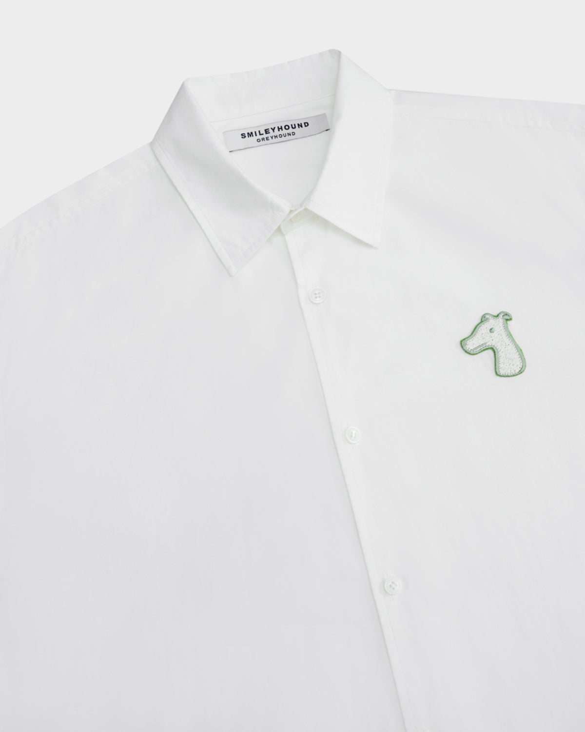 POPLIN LOOSE SHIRT WITH LOGO EMBROIDERED