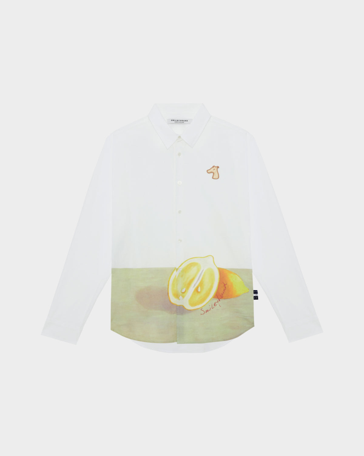 POPLIN LOOSE SHIRT WITH LOGO EMBROIDERED