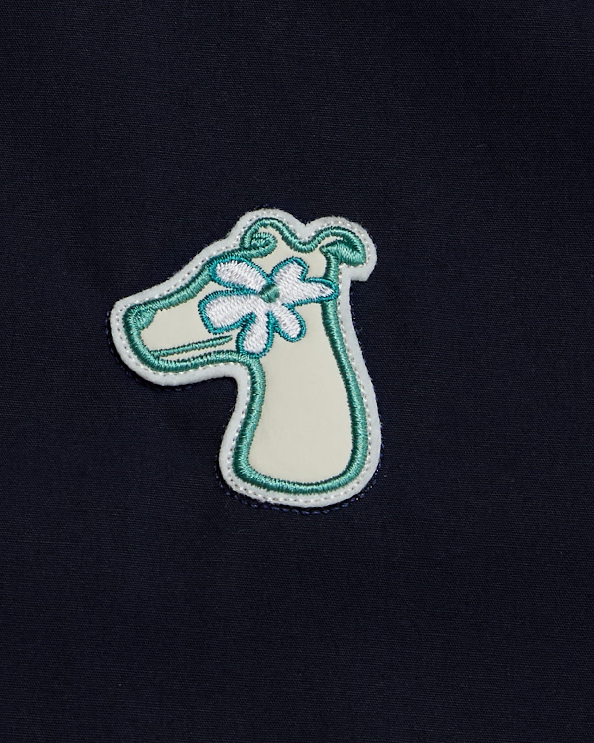 POPLIN SLIM SHIRT WITH LOGO EMBROIDERED