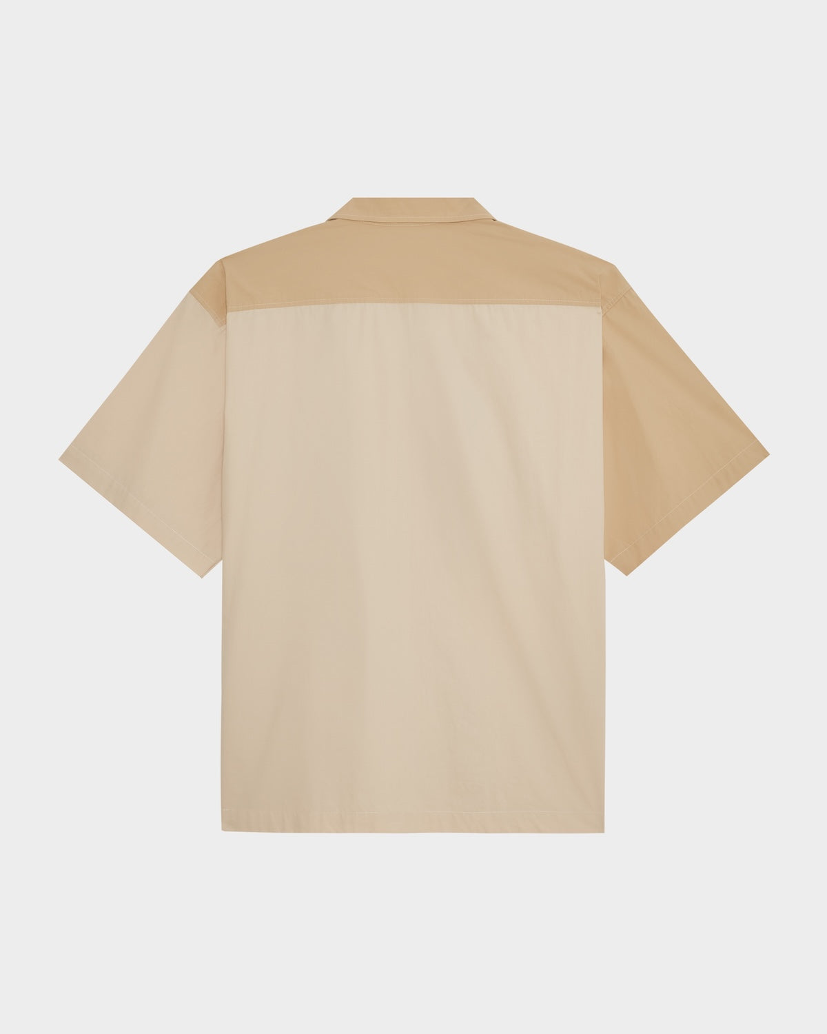 FLOWER PATCH OPEN-COLLAR SHIRT