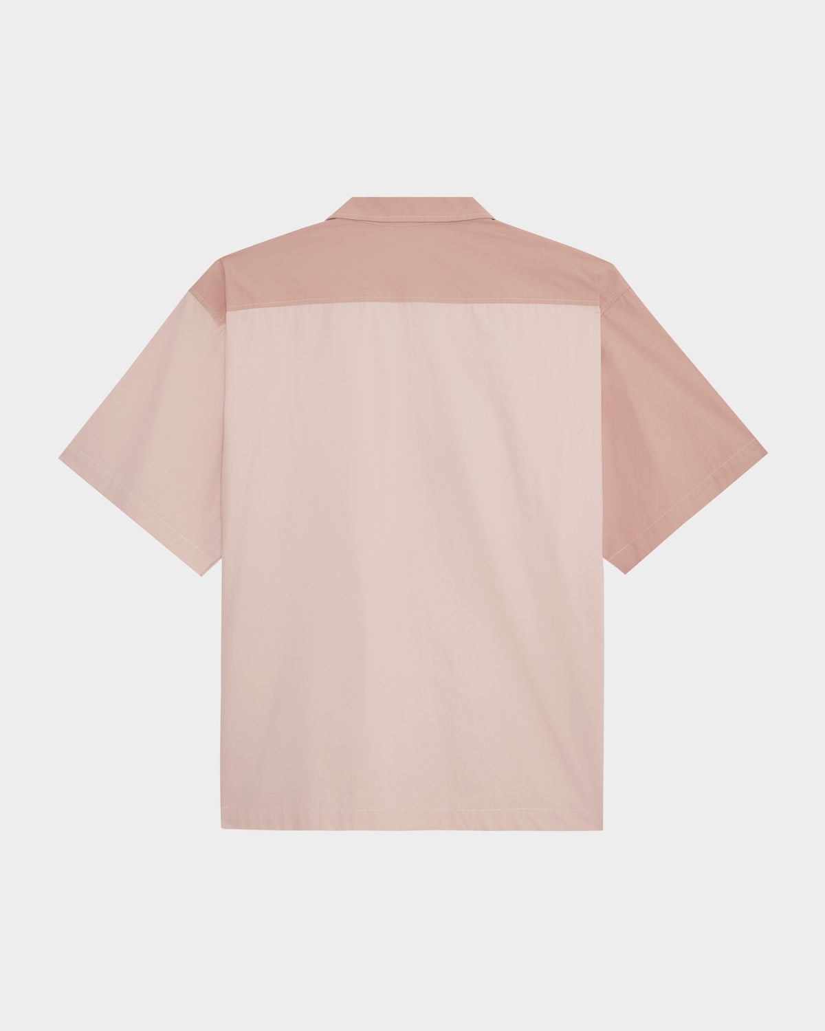 FLOWER PATCH OPEN-COLLAR SHIRT