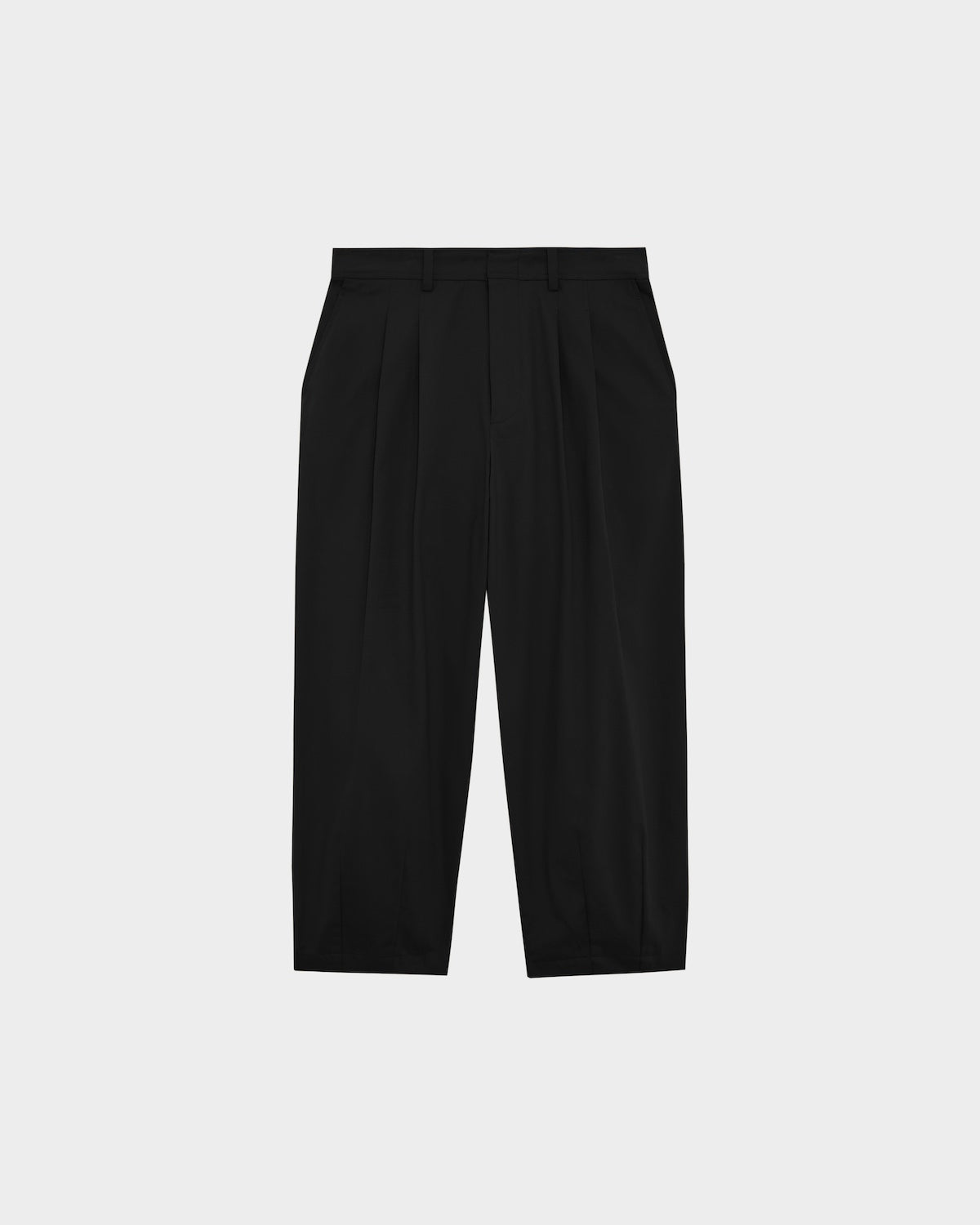 BALLOON FIT COTTON TWILL PANTS