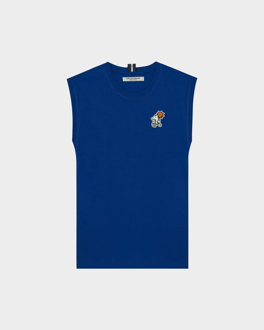 ALWAYS SUNNY TANK-TOP WITH LOGO EMBROIDERED