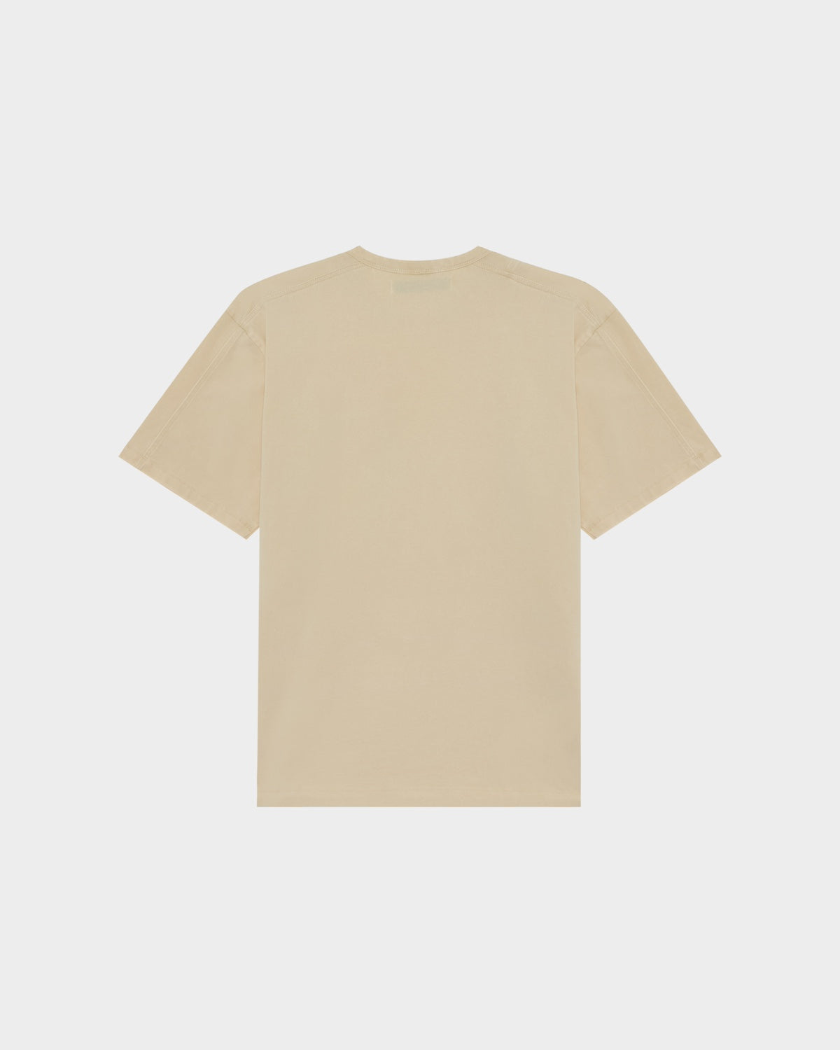 PANELED T-SHIRT WITH LOGO EMBROIDERED
