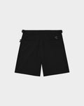 COTTON TWILL PLEATED SHORTS
