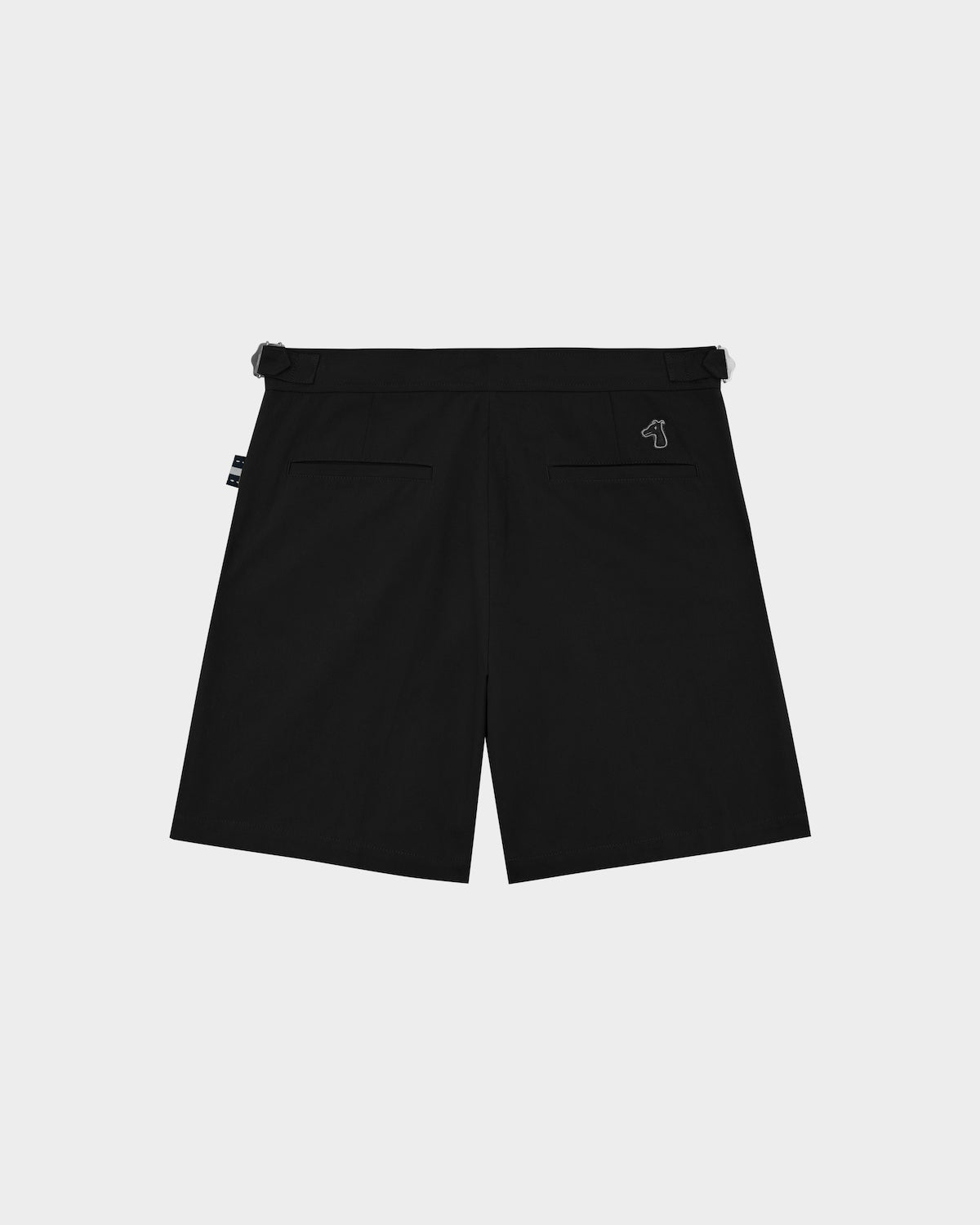 COTTON TWILL PLEATED SHORTS