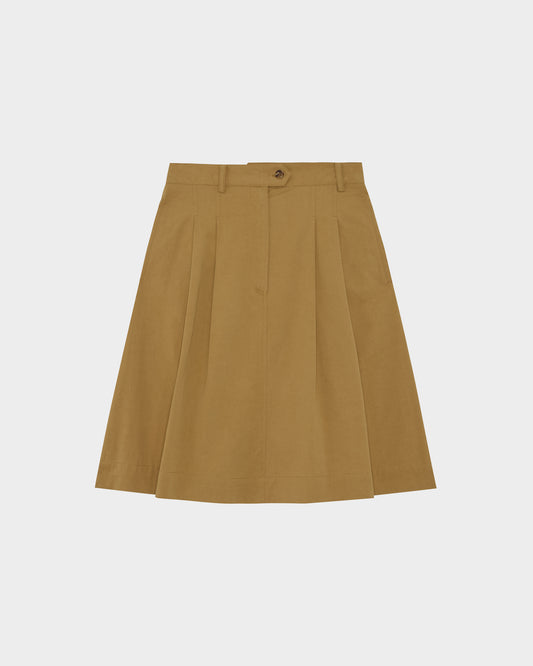 SMILEYHOND PLEATED MIDI SKIRT