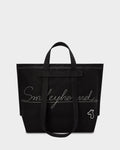SMILEYHOUND CONTRAST STITCH TOTE