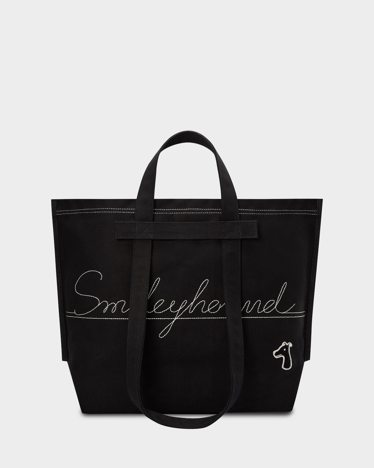 SMILEYHOUND CONTRAST STITCH TOTE