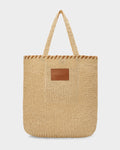 SMILEYHOUND PAPER RAFFIA TOTE