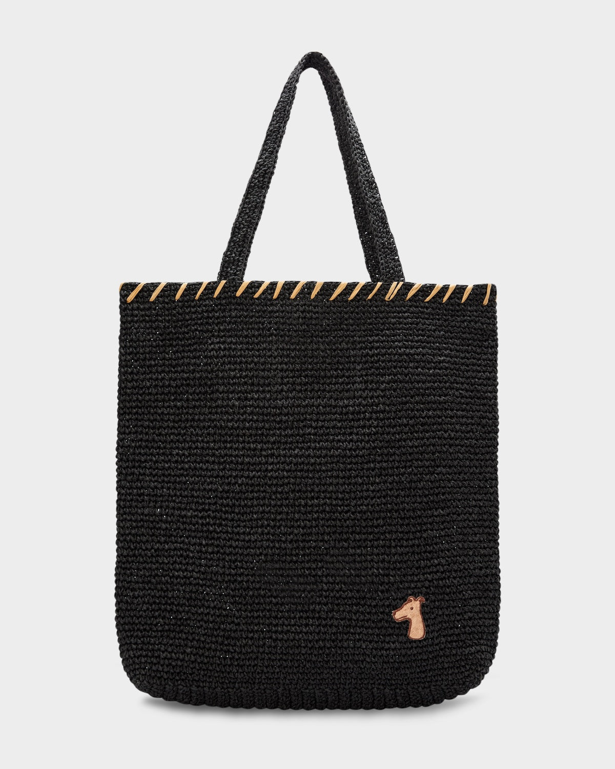 SMILEYHOUND PAPER RAFFIA TOTE