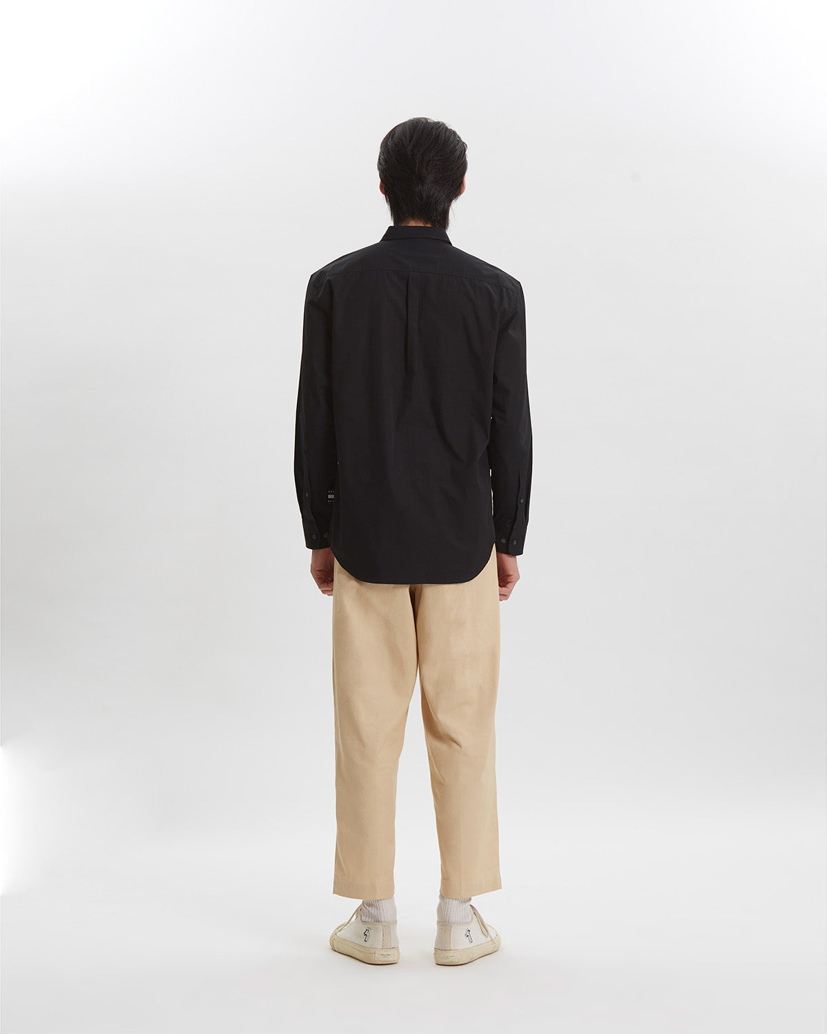 POPLIN REGULAR SHIRT WITH LOGO EMBROIDERED
