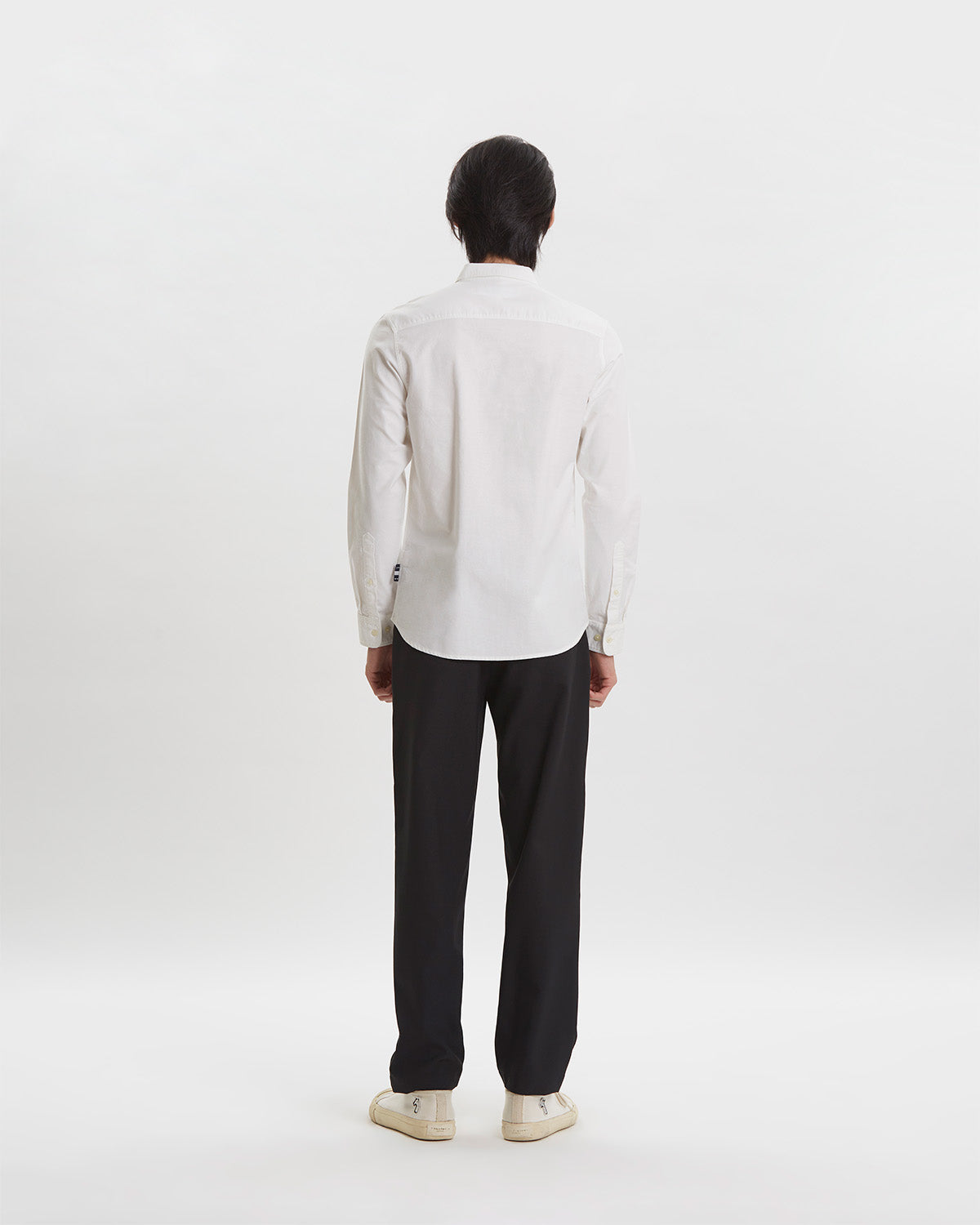 OXFORD SLIM SHIRT WITH LOGO EMBROIDERED