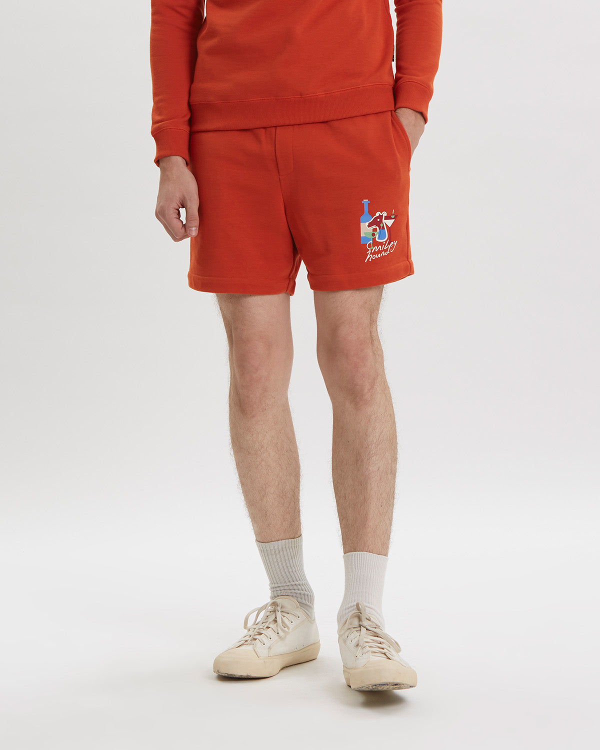 French terry hot sale sweat shorts