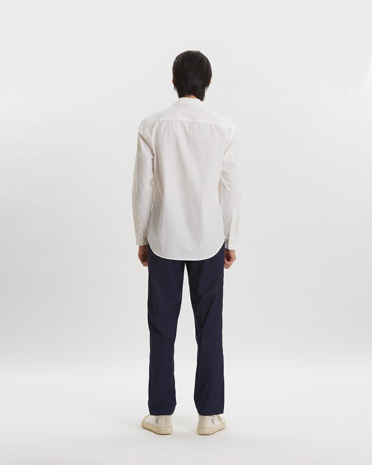 POPLIN REGULAR SHIRT WITH LOGO EMBROIDERED