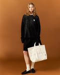 SMILEYHOUND CONTRAST STITCH TOTE