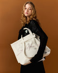 SMILEYHOUND CONTRAST STITCH TOTE