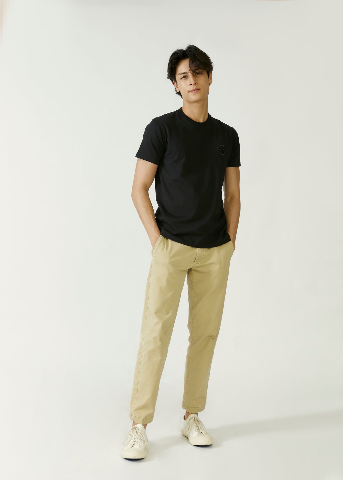 CLASSIC FIT T-SHIRT WITH TONE-ON-TONE LOGO